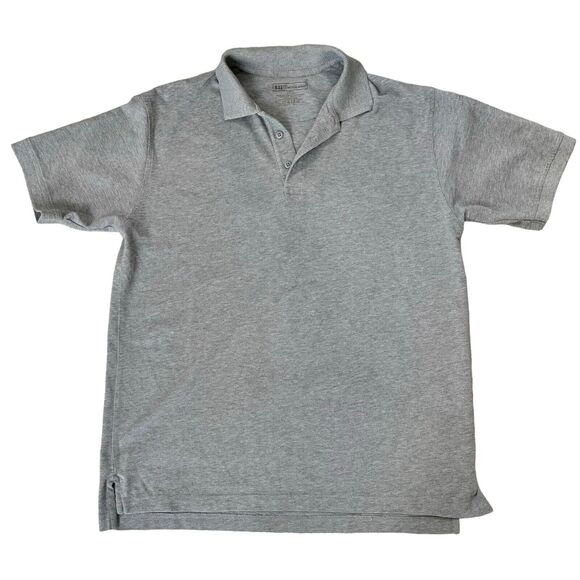 511 Tactical Series Gray Men's Large Short Sleeve Polo Shirt Pen Pocket - Picture 1 of 4